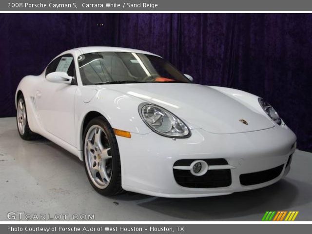 2008 Porsche Cayman S in Carrara White