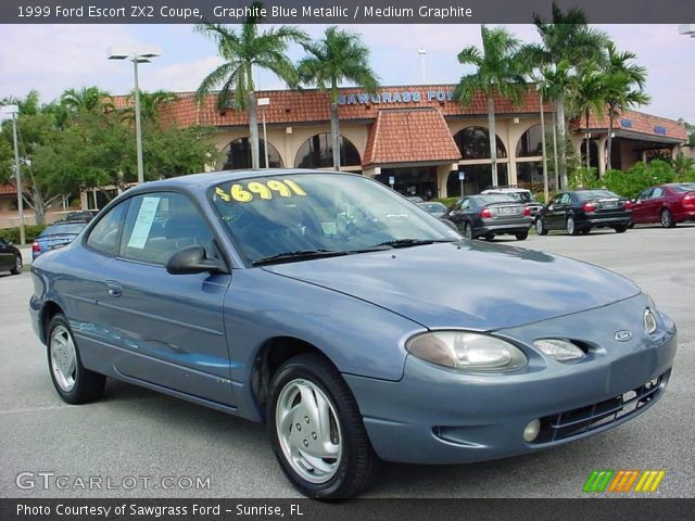1999 Ford Escort ZX2 Coupe in Graphite Blue Metallic