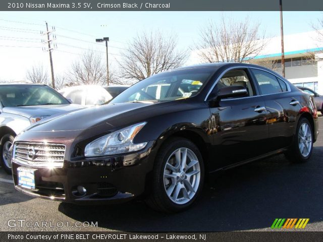2010 Nissan Maxima 3.5 SV in Crimson Black