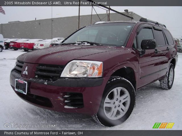 2005 Mitsubishi Endeavor LS AWD in Ultra Red Pearl