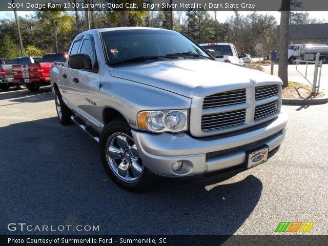 2004 Dodge Ram 1500 Laramie Quad Cab in Bright Silver Metallic