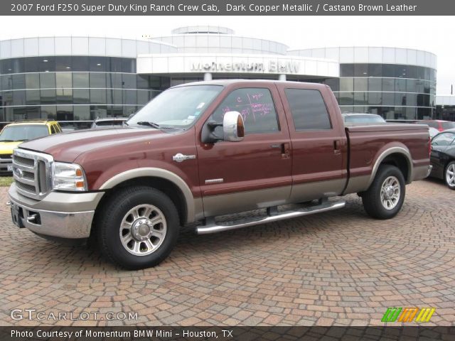 2007 Ford F250 Super Duty King Ranch Crew Cab in Dark Copper Metallic