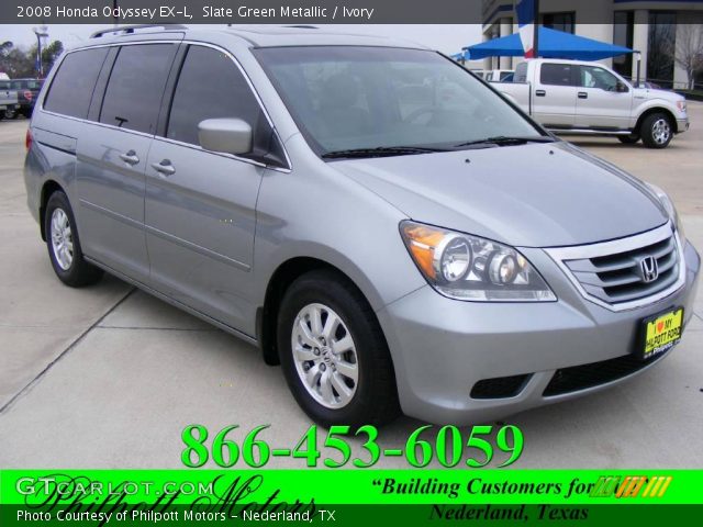 2008 Honda Odyssey EX-L in Slate Green Metallic
