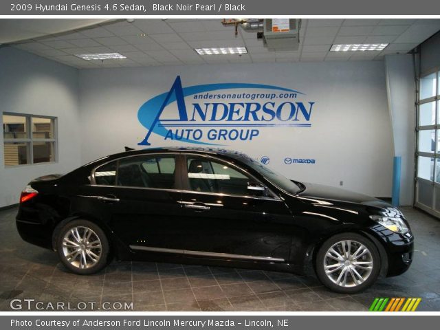 2009 Hyundai Genesis 4.6 Sedan in Black Noir Pearl