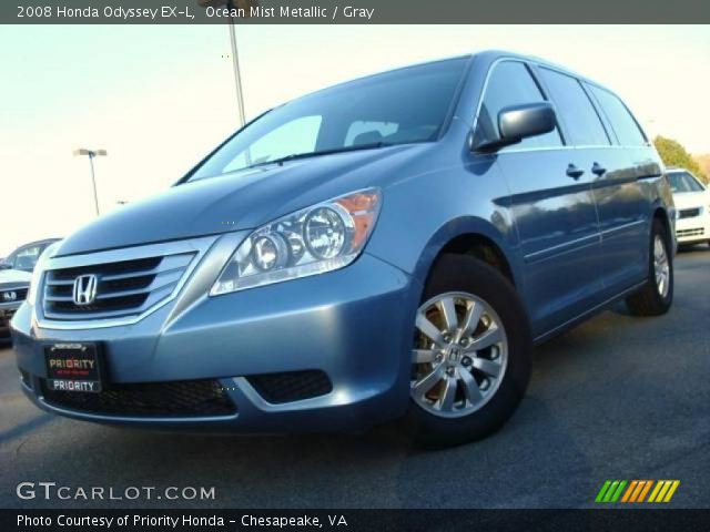 2008 Honda Odyssey EX-L in Ocean Mist Metallic