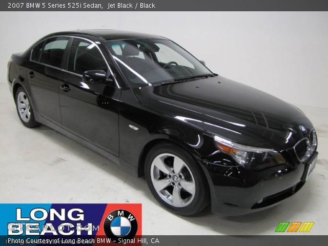 2007 BMW 5 Series 525i Sedan in Jet Black