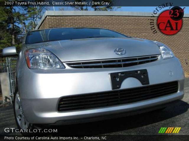 2007 Toyota Prius Hybrid in Classic Silver Metallic