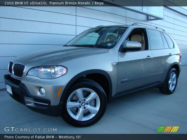 2009 BMW X5 xDrive30i in Platinum Bronze Metallic
