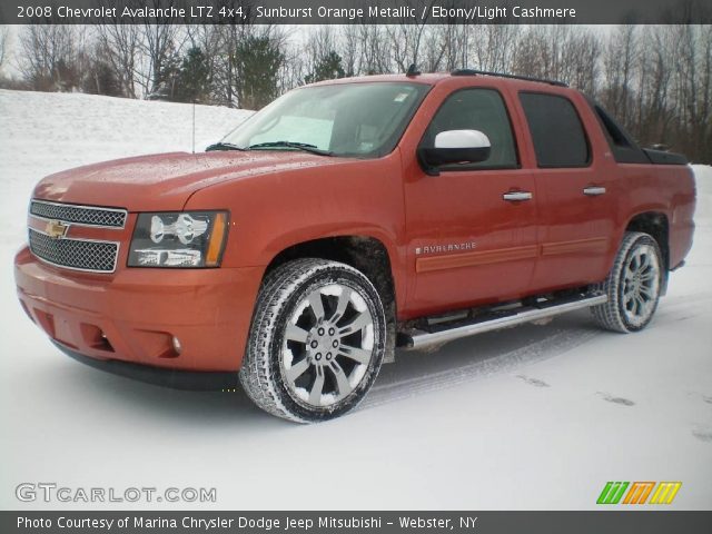 2008 Chevrolet Avalanche LTZ 4x4 in Sunburst Orange Metallic