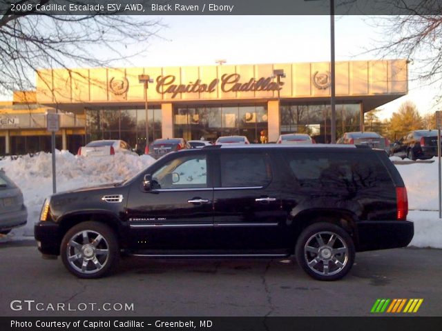 2008 Cadillac Escalade ESV AWD in Black Raven