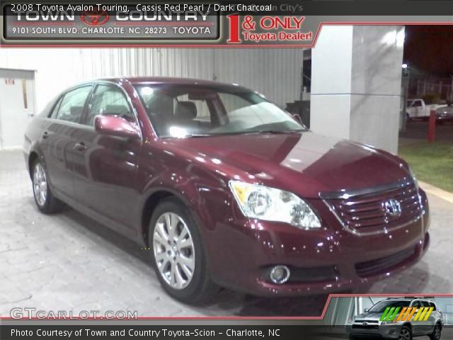 2008 Toyota Avalon Touring in Cassis Red Pearl