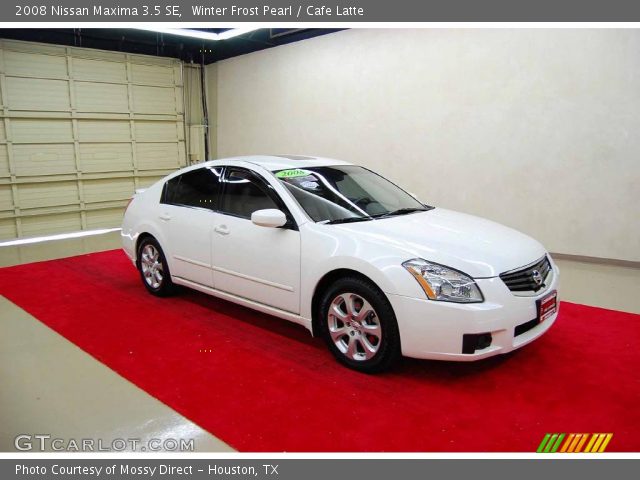 2008 Nissan Maxima 3.5 SE in Winter Frost Pearl