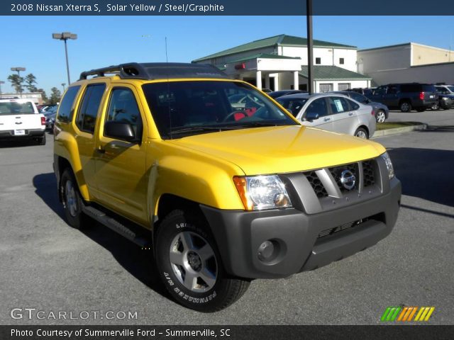 2008 Nissan Xterra S in Solar Yellow