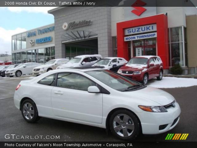 2008 Honda Civic EX Coupe in Taffeta White
