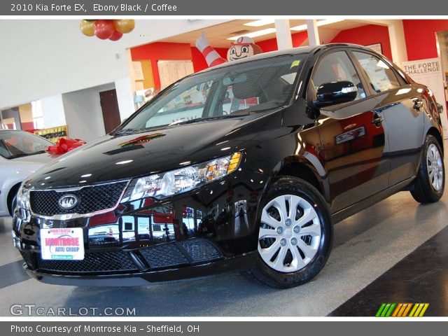 2010 Kia Forte EX in Ebony Black