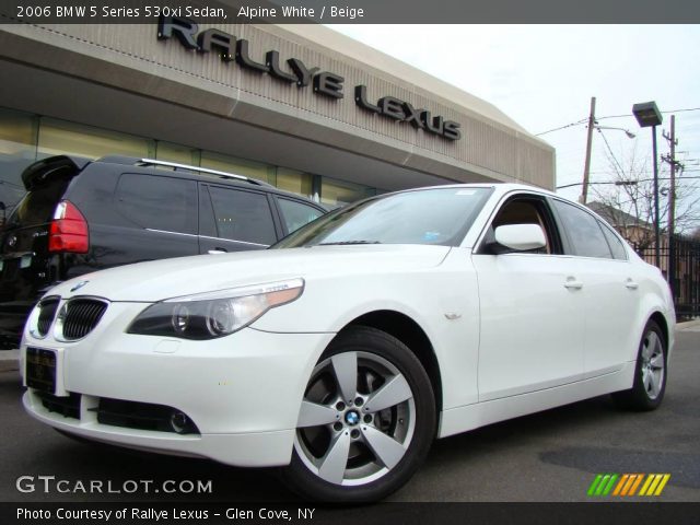 2006 BMW 5 Series 530xi Sedan in Alpine White
