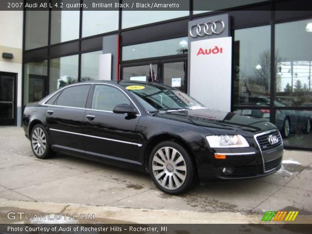 2007 Audi A8 L 4.2 quattro in Brilliant Black