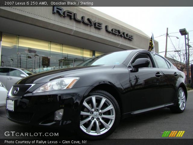 2007 Lexus IS 250 AWD in Obsidian Black