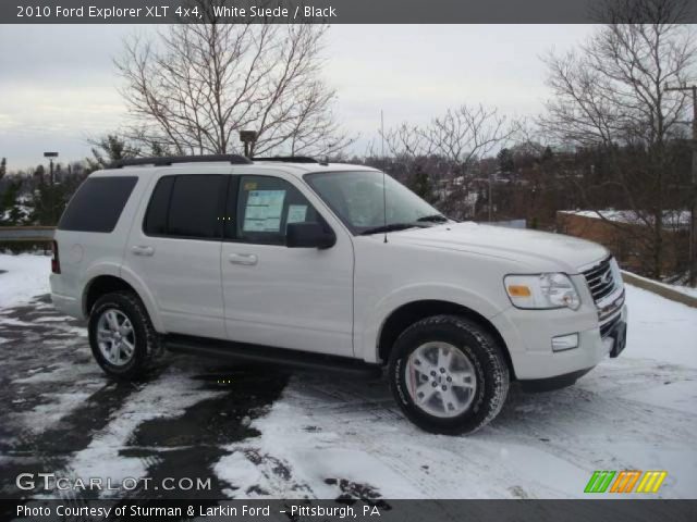 2010 Ford Explorer XLT 4x4 in White Suede