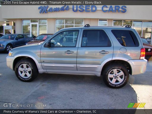 Titanium Green Metallic 2005 Ford Escape Hybrid 4wd