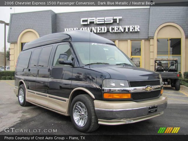 2006 Chevrolet Express 1500 Passenger Conversion in Dark Blue Metallic