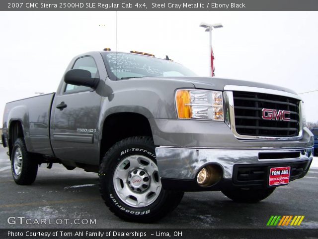 2007 GMC Sierra 2500HD SLE Regular Cab 4x4 in Steel Gray Metallic