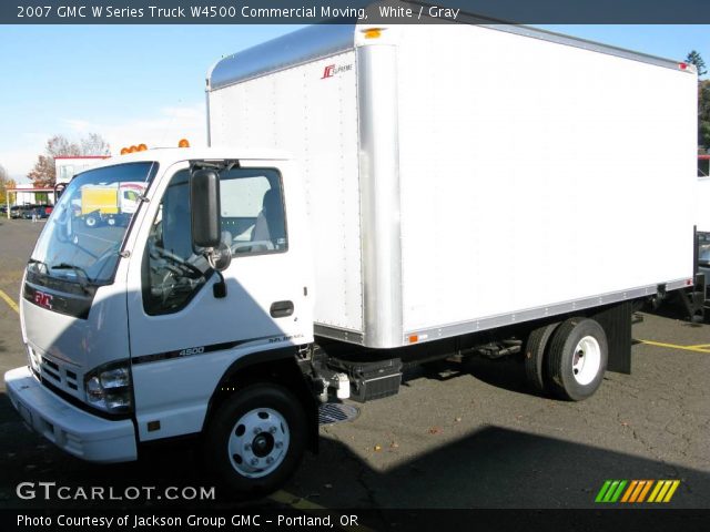 2007 GMC W Series Truck W4500 Commercial Moving in White