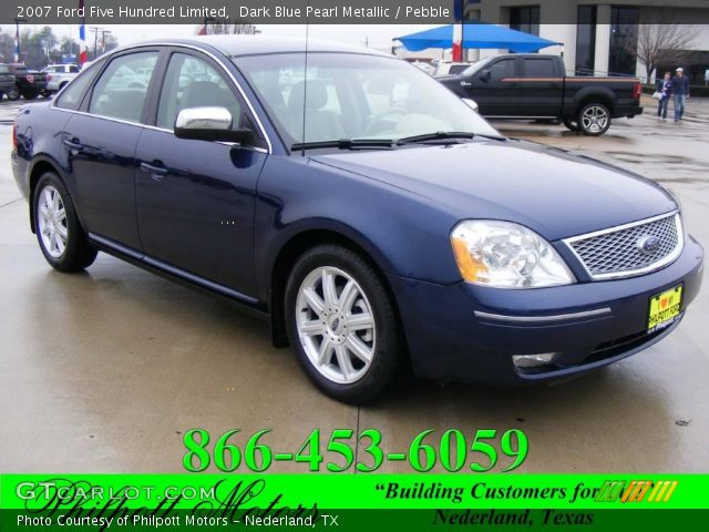 2007 Ford Five Hundred Limited in Dark Blue Pearl Metallic