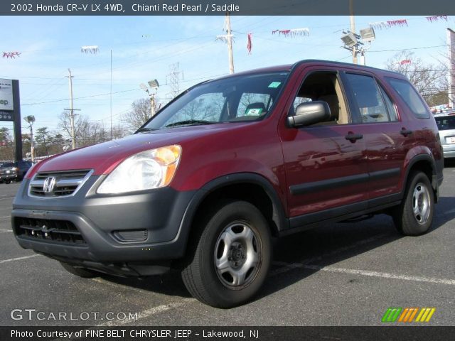 2002 Honda CR-V LX 4WD in Chianti Red Pearl