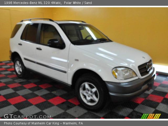 1998 Mercedes-Benz ML 320 4Matic in Polar White