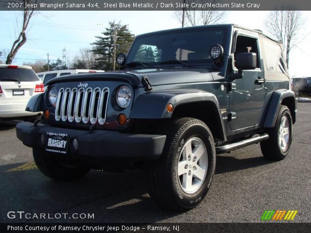 2007 Jeep Wrangler Sahara 4x4 in Steel Blue Metallic