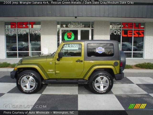 2008 Jeep Wrangler Sahara 4x4 in Rescue Green Metallic