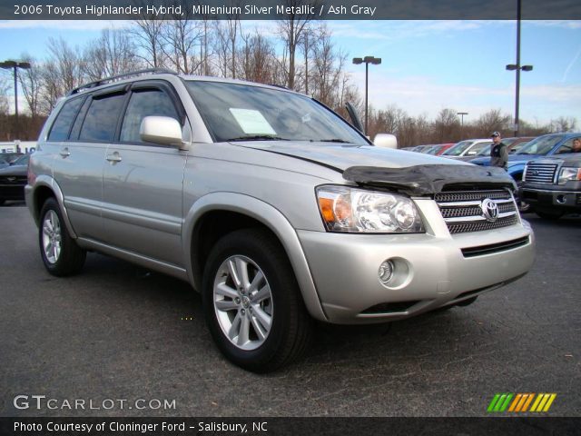 2006 Toyota Highlander Hybrid in Millenium Silver Metallic