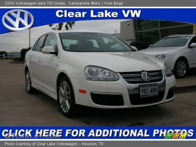 2006 Volkswagen Jetta TDI Sedan in Campanella White