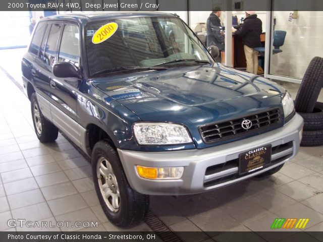 2000 Toyota RAV4 4WD in Deep Jewel Green