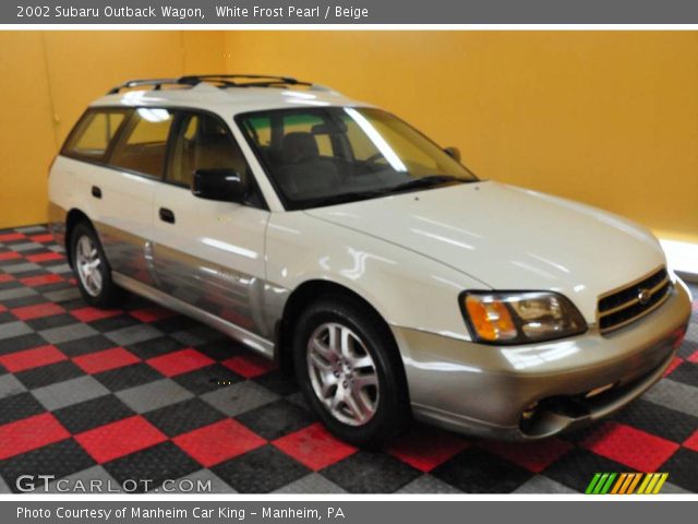 2002 Subaru Outback Wagon in White Frost Pearl