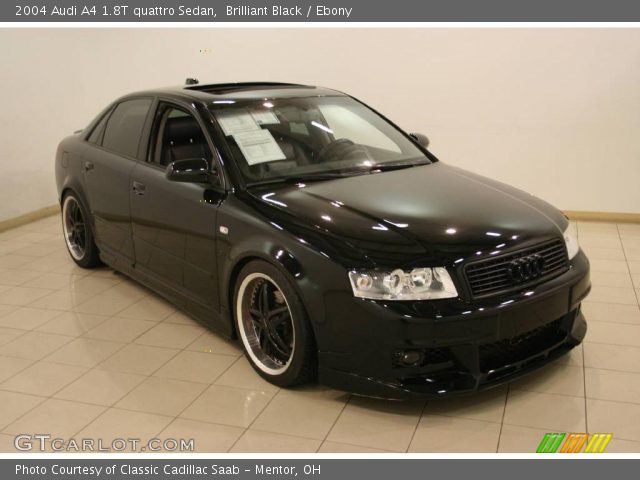 2004 Audi A4 1.8T quattro Sedan in Brilliant Black