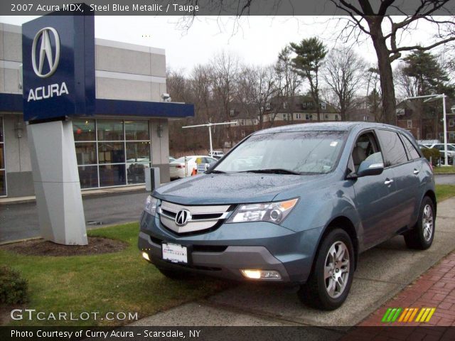 2007 Acura MDX  in Steel Blue Metallic