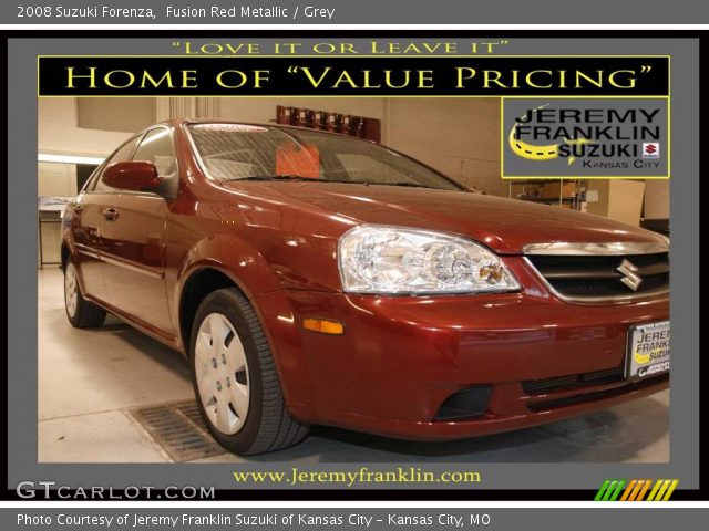 2008 Suzuki Forenza  in Fusion Red Metallic