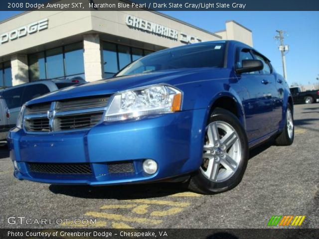 2008 Dodge Avenger SXT in Marathon Blue Pearl