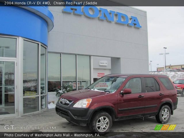 2004 Honda CR-V EX 4WD in Chianti Red Pearl