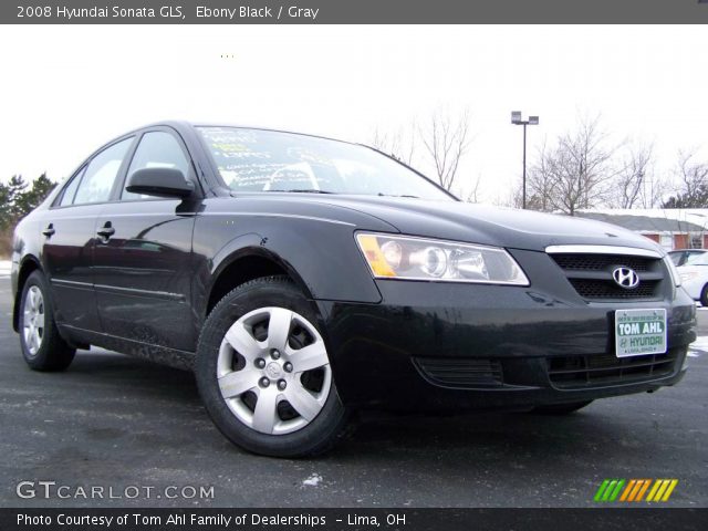 2008 Hyundai Sonata GLS in Ebony Black