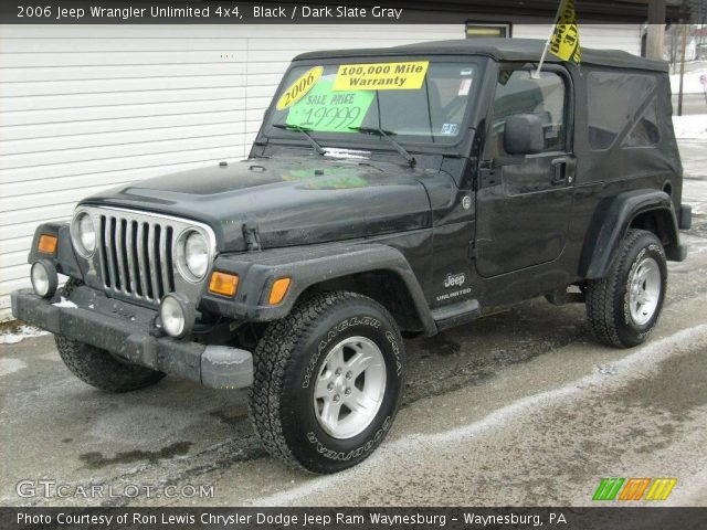 2006 Jeep Wrangler Unlimited 4x4 in Black