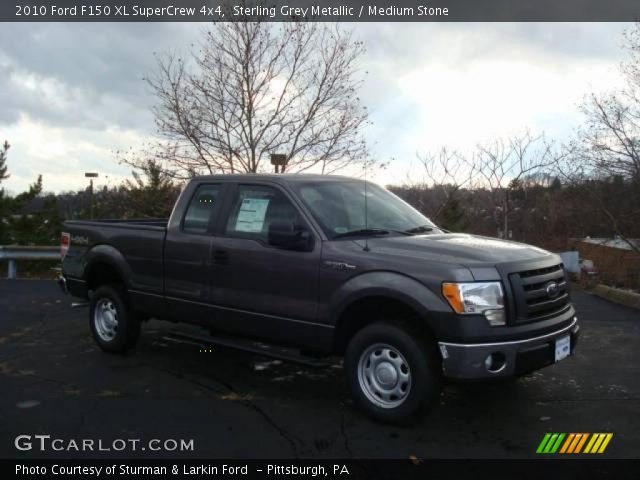 2010 Ford F150 XL SuperCrew 4x4 in Sterling Grey Metallic