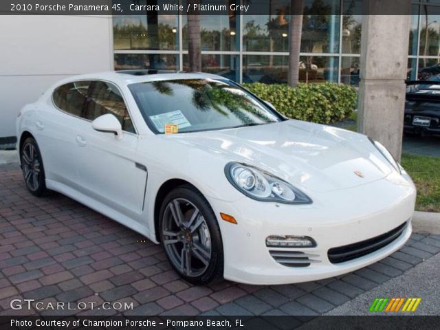 2010 Porsche Panamera 4S in Carrara White