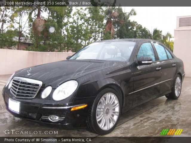 2008 Mercedes-Benz E 350 Sedan in Black