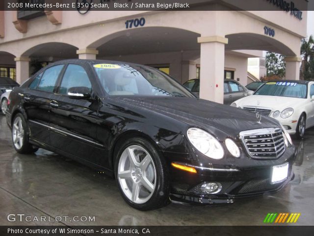 2008 Mercedes-Benz E 350 Sedan in Black