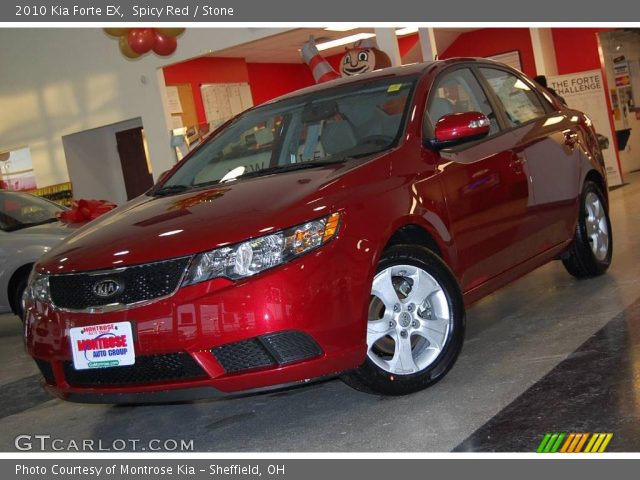2010 Kia Forte EX in Spicy Red