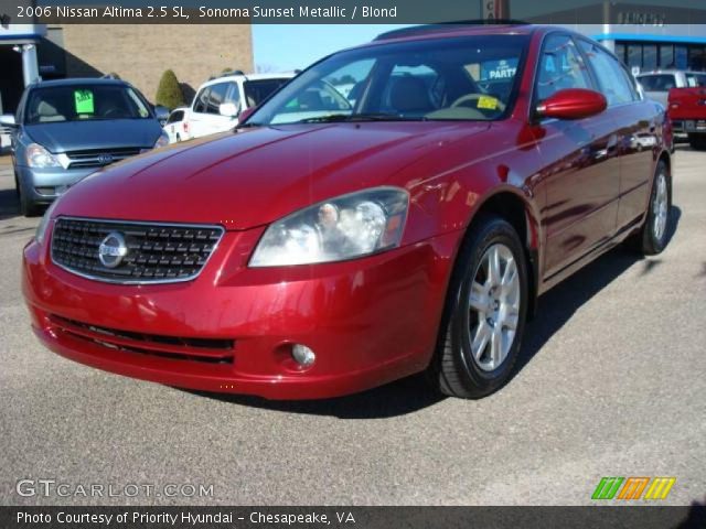 2006 Nissan Altima 2.5 SL in Sonoma Sunset Metallic