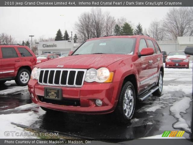 2010 Jeep Grand Cherokee Limited 4x4 in Inferno Red Crystal Pearl